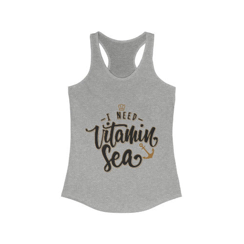 I Need Vitamin Sea Racerback Tank Top