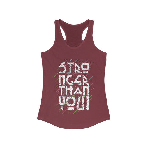 Stronger Than You Racerback Tank Top