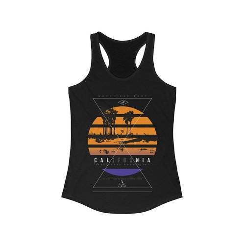 California Beach Racerback Tank Top