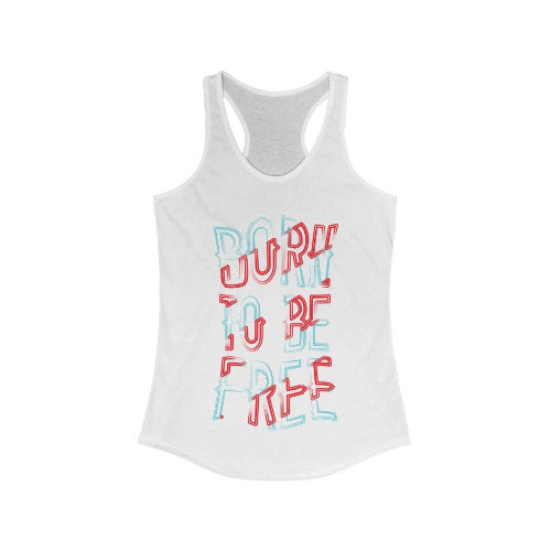 Born to be Free Racerback Tank Top