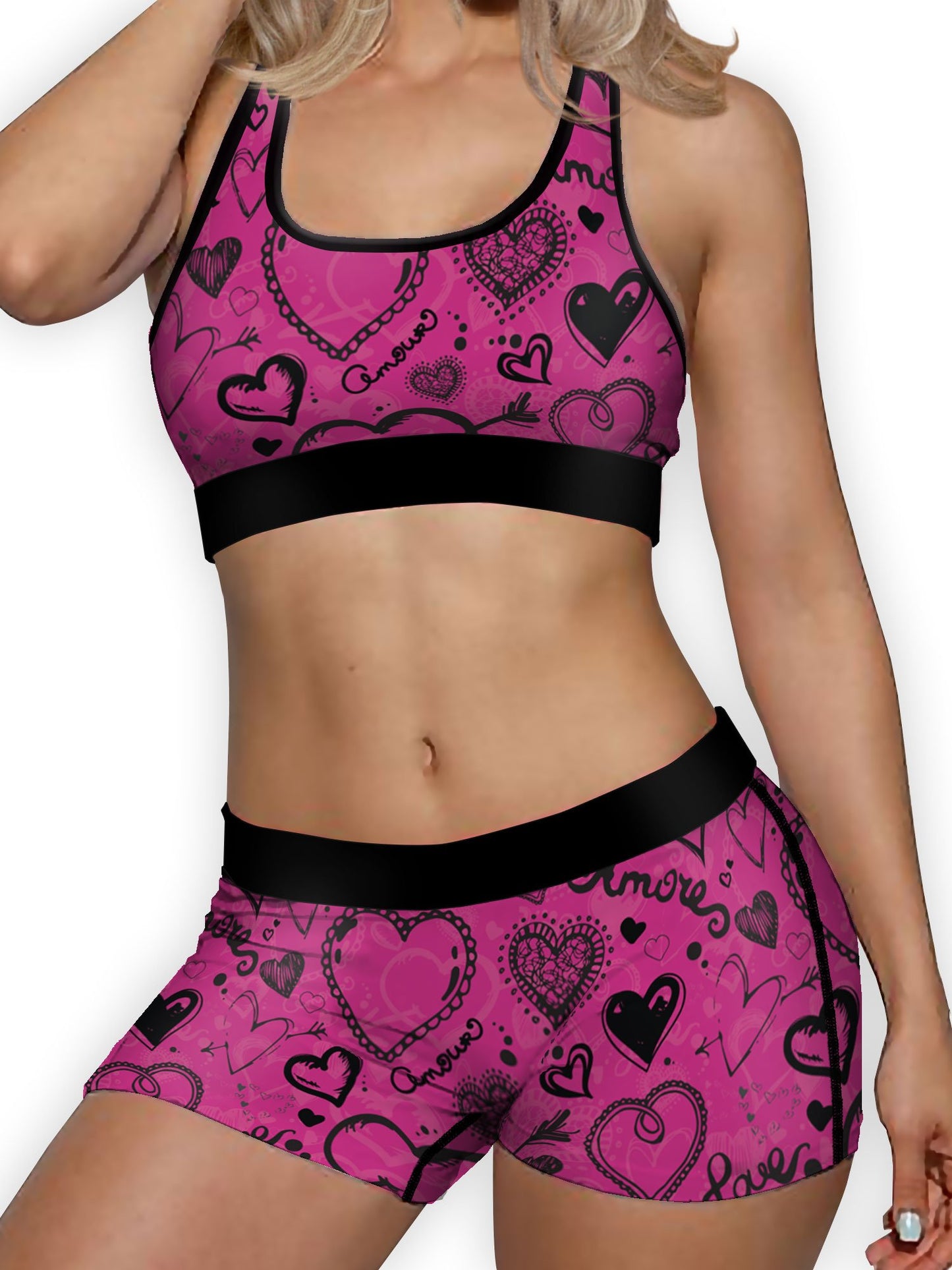 Love Hearts Ellie Sports Bra