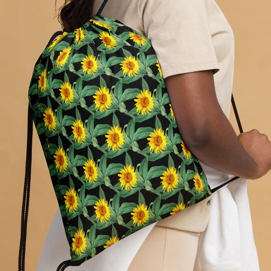 Sunflower Drawstring bag