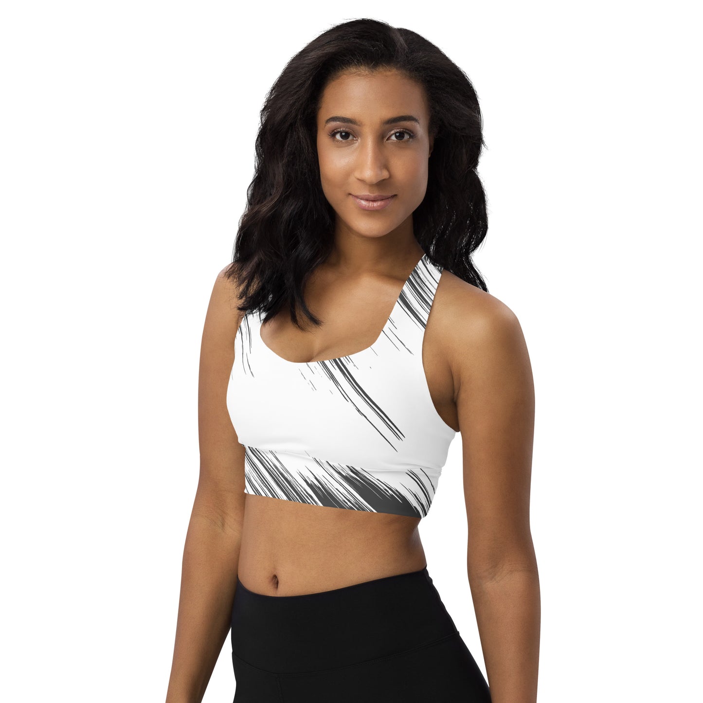 Longline sports bra