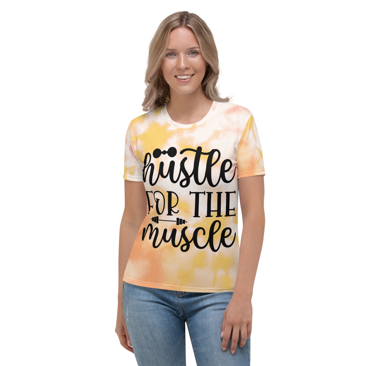 Women's T-shirt Hustle for the muscle