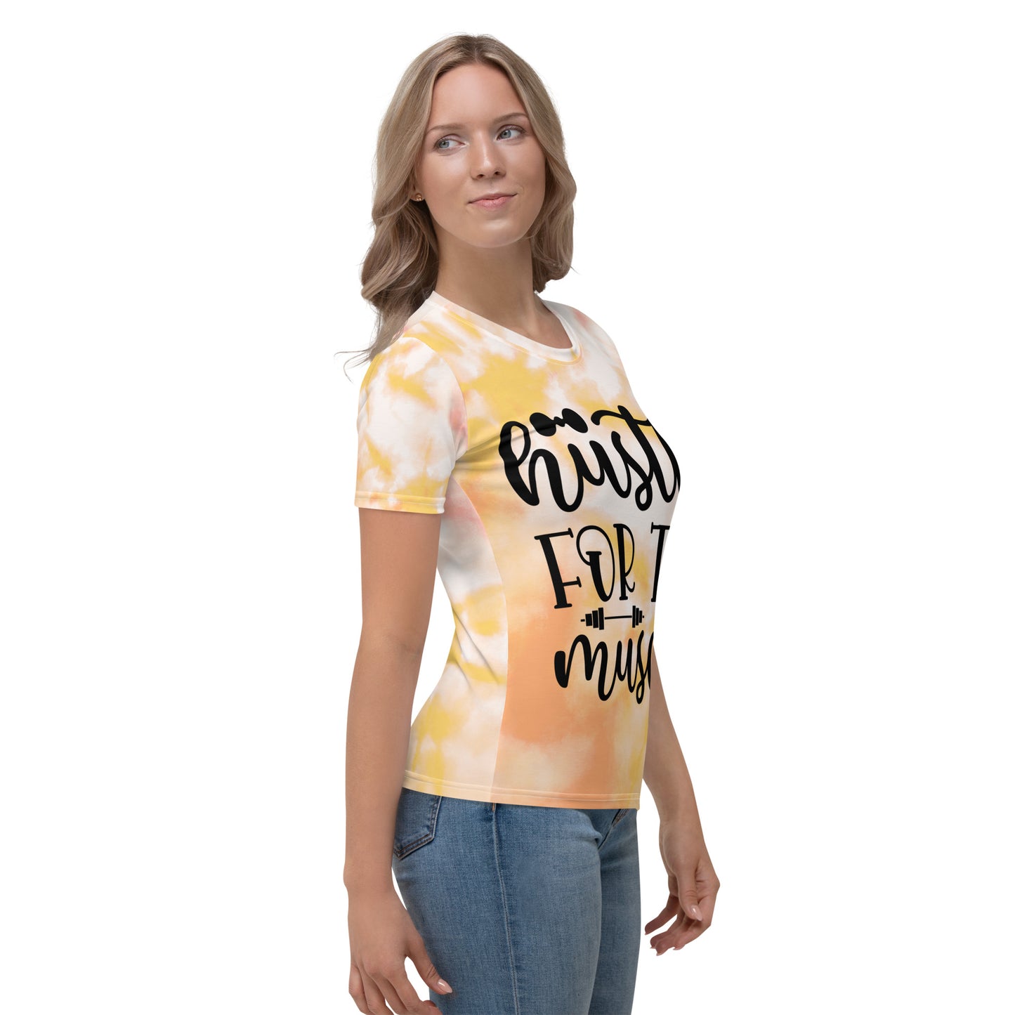 Women's T-shirt Hustle for the muscle