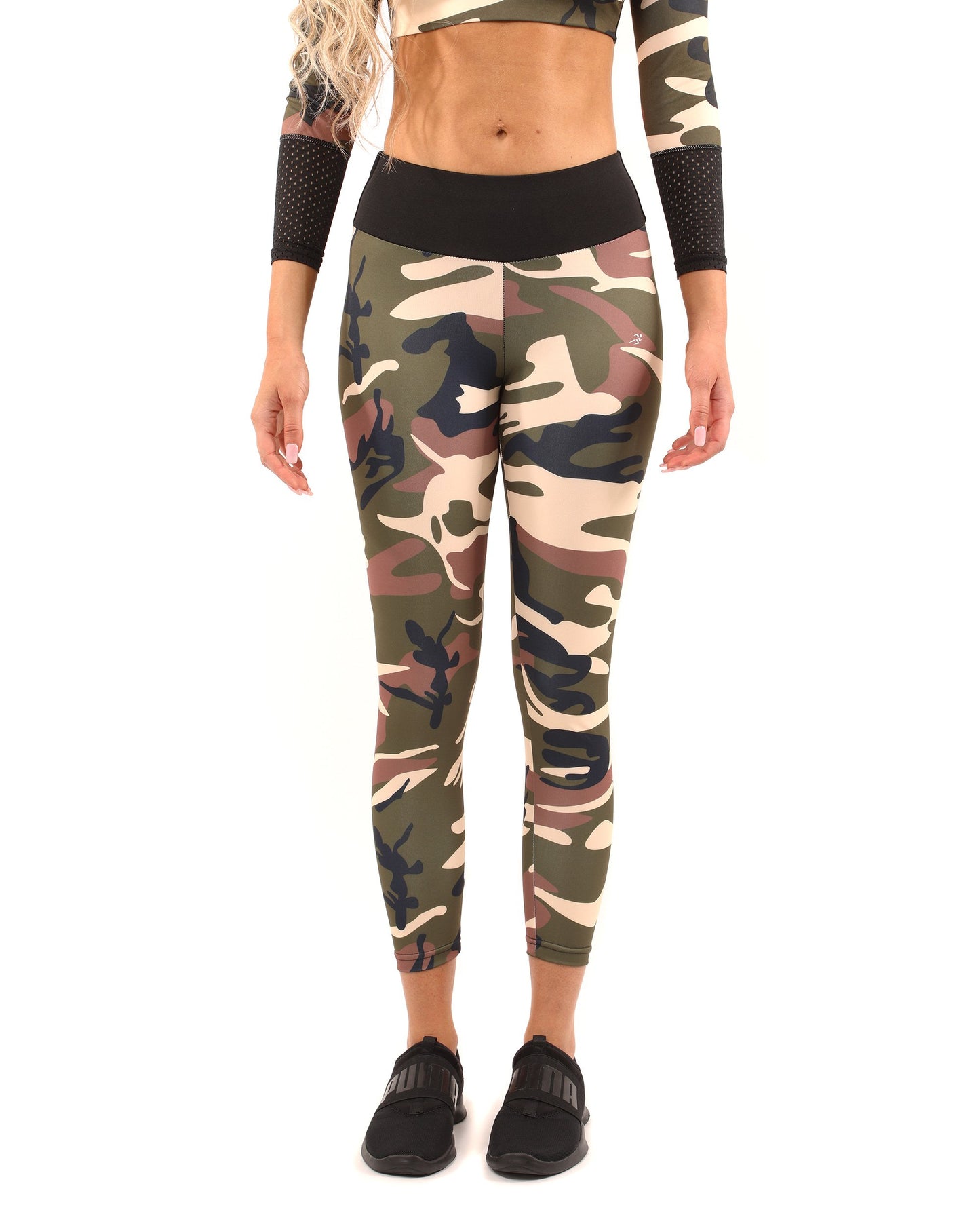 Camouflage Leggings - Brown/Green