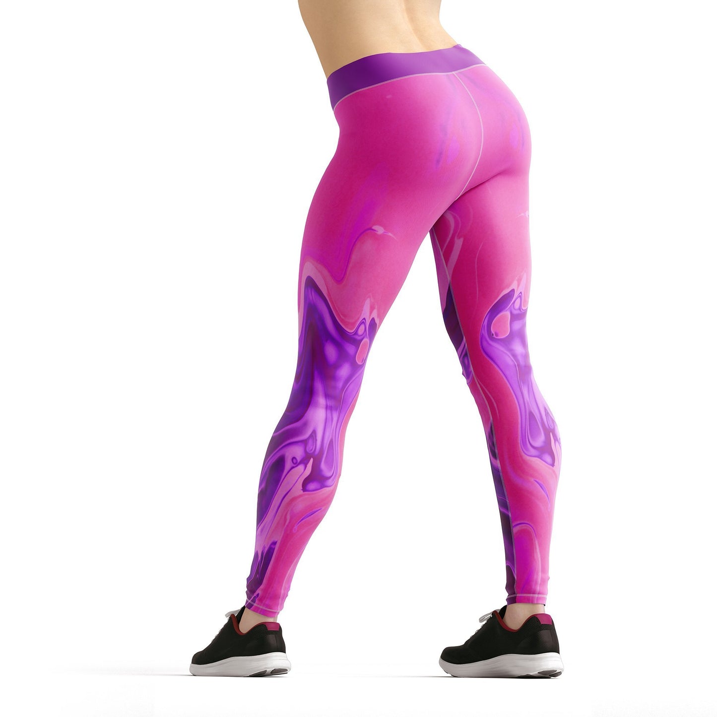 Beverly Hot Pink Liquid Leggings